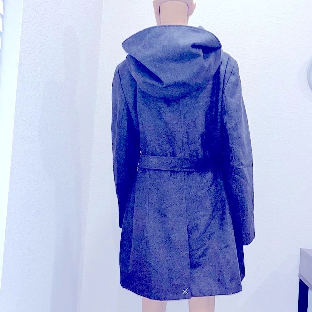 Nwt Vintage New York and company belted hooded coat - Picture 5 of 8